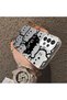 Samsung Galaxy A73 Compatible Silicone Edge Acrylic Back Sweet Cat Protective Case