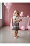 Baby Girl Houndstooth Patterned Shorts Skirt - 4