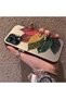 Xiaomi Redmi Note 12 5g Compatible Silicone Edge Acrylic Back Colorful Leaf Protective Case - 3