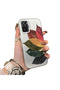 Xiaomi Redmi Note 10 4g Compatible Silicone Edge Acrylic Back Colorful Leaf Protective Case - 3