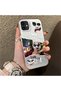 iPhone 11 Compatible Acrylic Back Silicone Edge Clown Joker Protective Case - 5