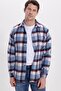 Men's Slim Fit slim fit checkered winter lumberjack shirt - 7
