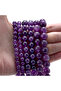 8mm approx 45 beads Natural Stone Beads Amethyst Round Loose Spacer Beads for Jewelry Making DIY Cha - 8