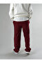 Burgundy Corded Fabric Men's Baggy Pants Coc2660 - 5