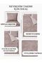 Ranforce Fabric for Sewing Duvet Covers – 100% Cotton, 240 cm × 100 Cm, Marble Pattern V-6 - 5