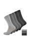 Business Socks, 5 Pieces, 39-42, Soft, Cotton, Anthracite - 4