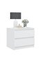 Bed Cabinets 2 pcs White 50x39x43.5 cm Engineered Wood - 6