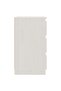 Bedside Cabinets 2 pcs White 60x36x64 cm Solid Pinewood - 6