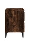 Bed Cabinets with Metal Legs 2 pcs Smoked Oak 40x35x50 cm - 6