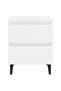 Bed Cabinets 2 pcs White 40x35x50 cm Engineered Wood - 2