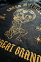 Greek God Black Oversized Hoodie Greek Mythology Atlas Printed Sweatshirt - 2