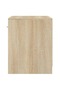 Nightstand 2 pcs with Drawer Oak Colour - 8