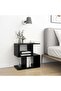 Bedside Cabinet Black 50x30x51.5 cm Engineered Wood