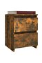 Bedside Cabinets 2 pcs Smoked Oak 30x30x40 cm Engineered Wood - 5