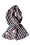 - Emine 9106 1233 Hand Knitted Beanie and Scarf Set - Gray - 4