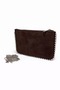 Women's Suede Pearl Detailed Chain Strap Hand and Shoulder Bag - 2