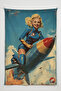 Gamer Wall Cloth, Playstation Xbox – Space Themed, High-Quality Fabric, Tapestry Wall Carpet