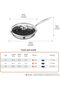 Triply Hexa Tech Induction Stainless Steel Fry Pan with Glass Lid, 24 cm - 7