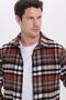 Men's Slim Fit slim fit checkered winter lumberjack shirt