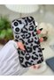 iPhone 17 Compatible Anti-Shock Matte Transparent Printed Silicone Case - 5