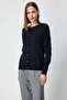 Buttoned Knitwear Sweater with Stone Collar - 2