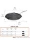 Triply Hexa Tech Induction Stainless Steel Tawa, 28 cm, Silver, Honeycomb Non-Stick Cookware - 7