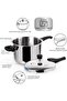 Triply Stainless Steel Pressure Cooker With Outer Lid, 5 litre, Silver - 3