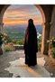Shawl, Jilbab, Khimar, Abaya, Hakim Collar, Medina Silk (Three Piece Set) - 4