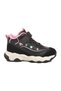Black Velcro Patterned Non-Slip Sole Girls' Sports Shoes Bella Uzun F