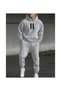 Men's Geometric Bottom Top Set Fashion Print Design Trend Hooded Sweatshirt