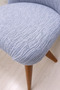 Quality Kitchen Chair Cover Large Oval Jacquard Washable Stretch Elastic Chair Cover 1Pc - 4