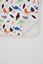 Newborn Baby Blanket Dinosaur Kingdom Standard, White - 3