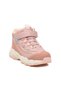 Powder Velcro Patterned Non-Slip Sole Girls' Sports Shoes Bella Uzun F - 3