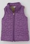 Donino Girl's Tracksuit Set Flower Printed Quilted Micro Vest Set 2-5 Years Old, Cream - 8