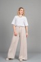 Women's Summer Stone High Waist Elastic Waist Short Leg Striped Pocket Trousers Casual Daily Office Stylish 30283 - 3