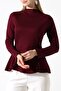 Polyviskon Mock Neck Basic Blouse – Casual and Comfortable - 2