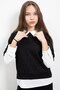 Girl's 3-Piece Shirt Set with Black Stone Detailed Pants 23477 - 8
