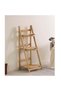 OneDcor Natural Wooden Flower Pot 3 Tier Folding Plant Stand Shelves Garden Wood Rack Flowers Stand - 7