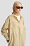 Ribbed Stitching Tunic Dress 25Y4625 Lemon - 4