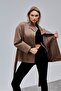 Carvella Mink Mock Neck Belted Cashmere Jacket - 7