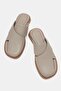 Spencer women's genuine leather slippers - grey - 7