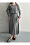 Women's Brushed Dress and Crop Blouse Two-Piece Set - 3