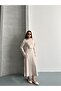 Women's Brushed Dress and Crop Blouse Two-Piece Set