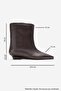 Nacho Brown Skin Genuine Leather Women's Boots - 3