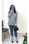 Stone Detailed Half Fisherman Knit Sweater