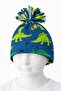 Figured Boys' Combed Cotton Hat - 2