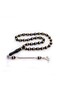 Brass Inlaid Barley Cut Tuğra Tassel Georgian Oltu Prayer Beads