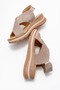 Santiago genuine leather sandals - mink suede - 8
