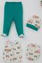 Baby Boy Hospital Release 8-Piece New Year's Themed Pine & House Patterned 0-3 Months, Cream - 5