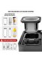 Foldable Sofa Tray Table Armrest Table with Phone Holder Tv Remote Control Organizer - 2